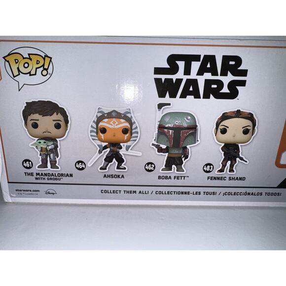 Funko POP! Star Wars - The Mandalorian Ahsoka Boba Fett Fennec 4-Pack Exclusive - Picture 10 of 13